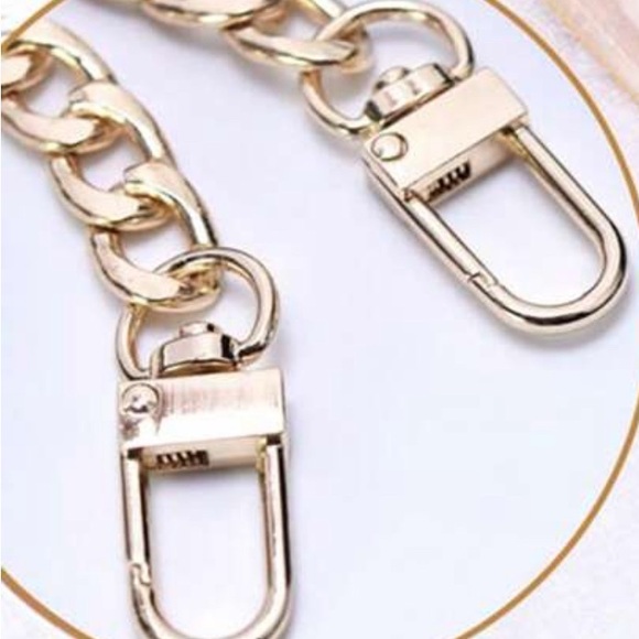 Chain Strap suitable for Wallet-on-Chain/Crossbody bag in light gold 47”